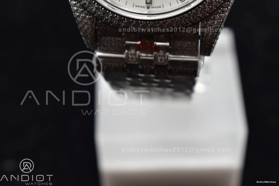 Upgraded Markers Stick White 906 Best Diamond DateJust JDF 41mm Version 0414